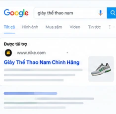 Minh hoạ quảng cáo Google Search Ads